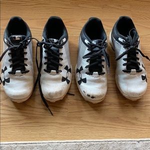 Under Armour size 1 cleats
